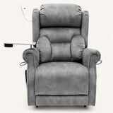 Highgrove Luxury 4-Motor Riser Recliner - Palladium Grey | PhysioMatic