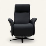 Astral Essential 360 Swivel Dual Motor Riser Recliner - Black Leather | PhysioMatic