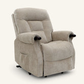 The Wye - Dual Motor Knuckle Arm Riser Recliner Chair - Stone