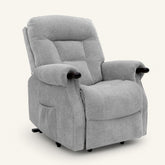 The Wye - Dual Motor Knuckle Arm Riser Recliner Chair - Grey