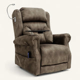 Highgrove Luxury 4-Motor Riser Recliner - Palladium Brown | PhysioMatic