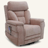Ultra Comfort 5-Motor Riser Recliner & Sleeping Chair - Pink | PhysioMatic