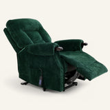 Wye Dual Motor Knuckle Arm Riser Recliner Chair - Hunters Green | PhysioMatic