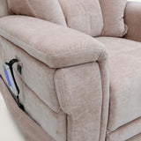 Ultra Comfort 5-Motor Riser Recliner & Sleeping Chair - Pink | PhysioMatic