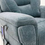 Ultra Comfort 5-Motor Riser Recliner & Sleeping Chair - Sage | PhysioMatic