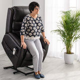 Avon Dual Motor Riser Recliner Chair - Black | PhysioMatic