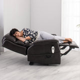 Avon Dual Motor Riser Recliner Chair - Black | PhysioMatic