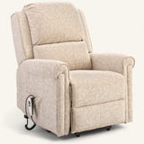Bourne Dual Motor Riser Recliner Chair - Cream | PhysioMatic