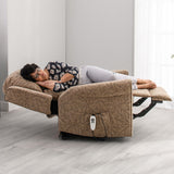 Bourne Dual Motor Riser Recliner Chair - Latte | PhysioMatic