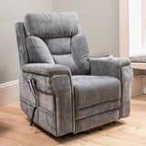 Ultra Comfort 5-Motor Riser Recliner & Sleeping Chair - Grey | PhysioMatic