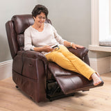 Avon Dual Motor Riser Recliner Chair - Burgundy | PhysioMatic