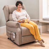 Thames Lateral Back Dual Motor Riser Recliner - Antelope | PhysioMatic