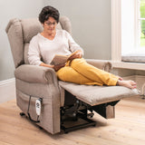 Thames Lateral Back Dual Motor Riser Recliner - Antelope | PhysioMatic