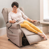 Thames Lateral Back Dual Motor Riser Recliner - Antelope | PhysioMatic