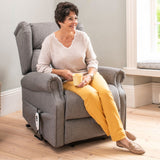 Thames Lateral Back Dual Motor Riser Recliner - Graphite | PhysioMatic