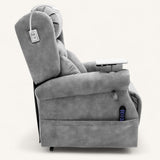 Highgrove Luxury 4-Motor Riser Recliner - Palladium Grey | PhysioMatic