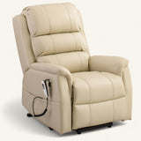Avon Dual Motor Riser Recliner Chair - Cream | PhysioMatic