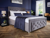 The Verona Adjustable Bed BUTTON BACK DESIGN