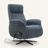 The Astral Essential - 360 Swivel Dual Motor Riser Recliner - Dark Grey