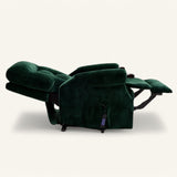 The Wye - Dual Motor Knuckle Arm Riser Recliner Chair - Hunters Green