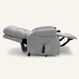 The Wye - Dual Motor Knuckle Arm Riser Recliner Chair - Grey