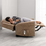 The Bourne - Dual Motor Riser Recliner - Latte