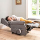 The Thames - Lateral Back Dual Motor Riser Recliner - Graphite