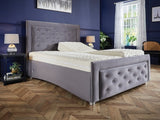 The Verona Adjustable Bed BUTTON BACK DESIGN